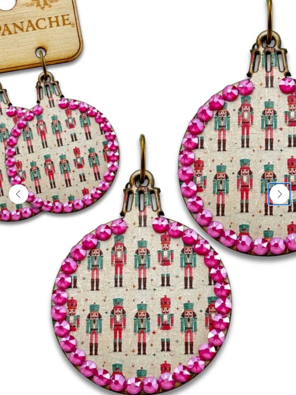 Nutcracker Earring - Fuchsia